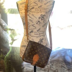 Vintage Louis Vuitton Brown Monogram Cartouchier Bag